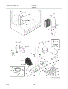 13 - System parts for Frigidaire Refrigerator FPHS2399PF0 / from AppliancePartsPros.com