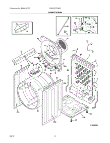 03 - Cabinet / Drum parts for Frigidaire Dryer FASG7073NR2 / from AppliancePartsPros.com