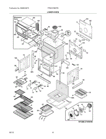 07 - Lower Oven parts for Frigidaire Oven FPMC2785KFB / from AppliancePartsPros.com