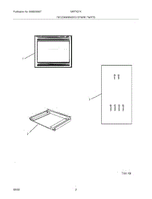 03 - Recommended Spare Parts parts for Frigidaire MWTK27KB / from AppliancePartsPros.com