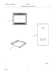 03 - Recommeneded Spare Parts parts for Frigidaire Microwave MWTK30KF / from AppliancePartsPros.com