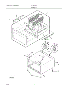03 - Pedestal parts for Frigidaire Pedestal NLPWD15A1 / from AppliancePartsPros.com
