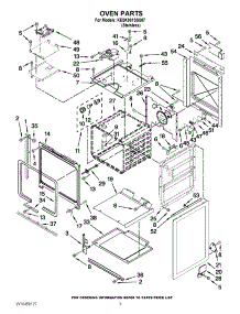 02 - Oven Parts parts for Kitchenaid Range KESK901SSS07 / from AppliancePartsPros.com