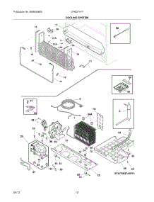 11 - Cooling System parts for Frigidaire Refrigerator LFHB2741PF1 / from AppliancePartsPros.com