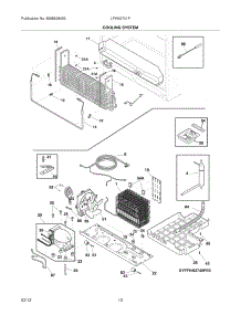 11 - Cooling System parts for Frigidaire Refrigerator LFHN2741PP0 / from AppliancePartsPros.com