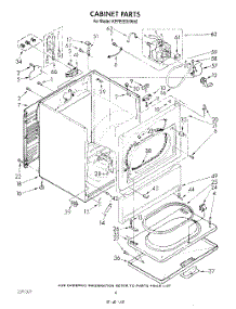 03 - Section parts for Kitchenaid Dryer KEYE650VHT0 / from AppliancePartsPros.com