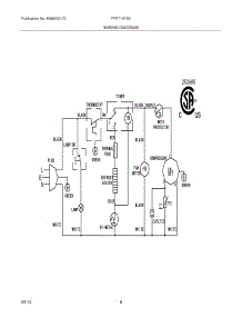 08 - Wiring Diagram parts for Frigidaire Refrigerator FFPT10F3NW0 / from AppliancePartsPros.com
