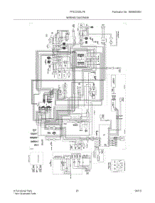 21 - Wiring Diagram parts for Frigidaire Refrigerator FFSC2323LP8 / from AppliancePartsPros.com