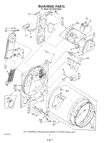 04 - Section parts for Kitchenaid Dryer KEYE700TPL0 / from AppliancePartsPros.com