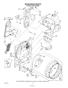 04 - Section parts for Kitchenaid Dryer KEYE750VAL0 / from AppliancePartsPros.com