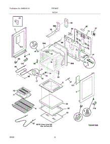 07 - Body parts for Frigidaire Range FEF366ESG / from AppliancePartsPros.com