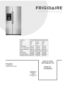 01 - Cover parts for Frigidaire Refrigerator FFSS2622NS2 / from AppliancePartsPros.com