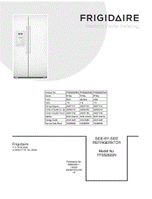 01 - Cover parts for Frigidaire Refrigerator FFSS2622NW3 / from AppliancePartsPros.com