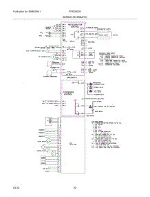 20 - Wiring Schematic parts for Frigidaire Refrigerator FFSS2622NW3 / from AppliancePartsPros.com