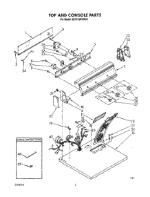 02 - Section parts for Kitchenaid Dryer KEYE760WAL1 / from AppliancePartsPros.com