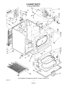 03 - Section parts for Kitchenaid Dryer KEYE850VAL0 / from AppliancePartsPros.com