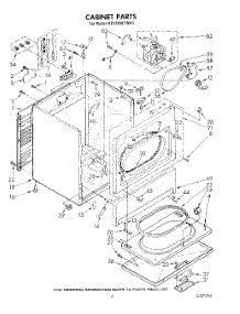03 - Section parts for Kitchenaid Dryer KEYE900THT0 / from AppliancePartsPros.com