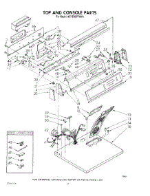 02 - Section parts for Kitchenaid Dryer KEYE900TPL0 / from AppliancePartsPros.com