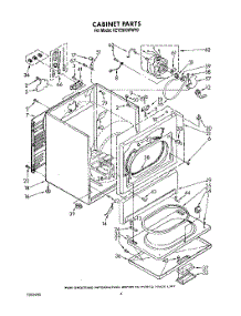 03 - Section parts for Kitchenaid Dryer KEYE960WAL0 / from AppliancePartsPros.com