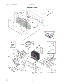 11 - Cooling System parts for Frigidaire Refrigerator FGHB2869LFC / from AppliancePartsPros.com