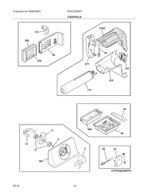 11 - Controls parts for Frigidaire Refrigerator FGHC2355PF0 / from AppliancePartsPros.com