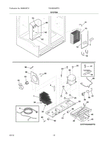 13 - System parts for Frigidaire Refrigerator FGHS2655PF0 / from AppliancePartsPros.com