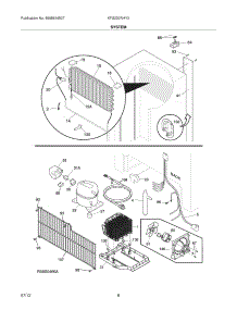 07 - System parts for Frigidaire Freezer KFS220RHY2 / from AppliancePartsPros.com