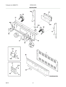 03 - Backguard parts for Frigidaire Range FGIF3061NFA / from AppliancePartsPros.com