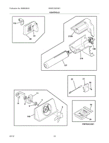 11 - Controls parts for Frigidaire Refrigerator WWSC2323NE1 / from AppliancePartsPros.com