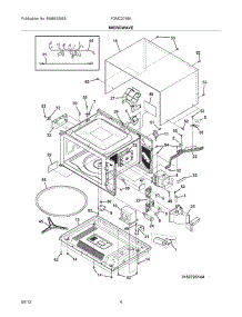 05 - Microwave parts for Frigidaire Oven FGMC2765KBB / from AppliancePartsPros.com