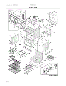 07 - Lower Oven parts for Frigidaire Oven FGMC2765KBB / from AppliancePartsPros.com