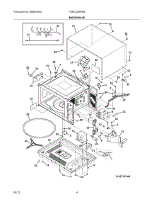 05 - Microwave parts for Frigidaire Oven FGMC3065KBB / from AppliancePartsPros.com