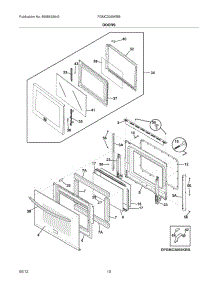 09 - Doors parts for Frigidaire Oven FGMC3065KBB / from AppliancePartsPros.com
