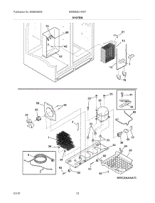 13 - System parts for Frigidaire Refrigerator WWSS2601KW7 / from AppliancePartsPros.com