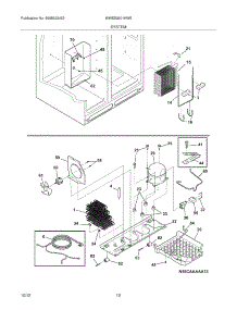 13 - System parts for Frigidaire Refrigerator WWSS2601KW8 / from AppliancePartsPros.com