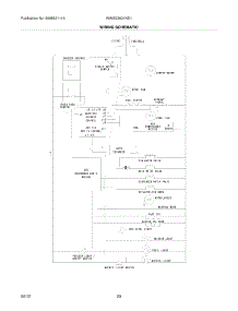20 - Wiring Schematic parts for Frigidaire Refrigerator WWSS2601NE1 / from AppliancePartsPros.com