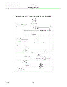 10 - Wiring Schematic parts for Frigidaire Refrigerator WWTR1802KW9 / from AppliancePartsPros.com