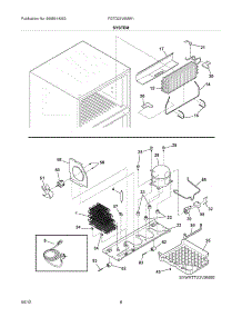 09 - System parts for Frigidaire Refrigerator FGTD23V6MW1 / from AppliancePartsPros.com