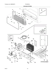 11 - Cooling System parts for Frigidaire Refrigerator FGUN2642LP8 / from AppliancePartsPros.com