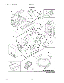 15 - Ice Maker parts for Frigidaire Refrigerator FGUN2642LP8 / from AppliancePartsPros.com