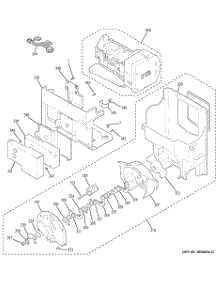 07 - Fresh Food Section parts for Ge Refrigerator CFCP1RKBA SS / from AppliancePartsPros.com