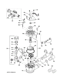 02 - Pump parts for Ge Water Softener GNSM48F00 / from AppliancePartsPros.com