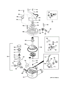02 - Pump parts for Ge Water Softener GXSF30H03 / from AppliancePartsPros.com