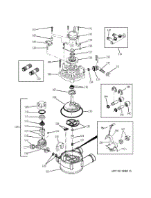 02 - Pump parts for Ge Water Softener GXSF39E04 / from AppliancePartsPros.com