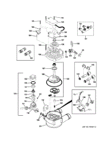 02 - Pump parts for Ge Water Softener GXSF40H03 / from AppliancePartsPros.com
