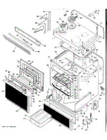 03 - Section3 parts for Ge Range JHC56GXD1 / from AppliancePartsPros.com