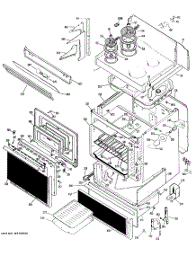 03 - Section3 parts for Ge Range JHC56GXD2 / from AppliancePartsPros.com