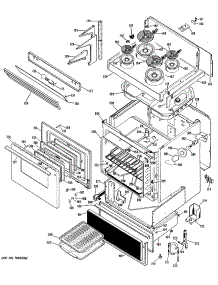 03 - Section3 parts for Ge Range JHC56XD1 / from AppliancePartsPros.com