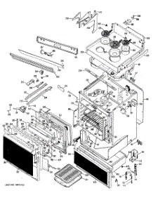 03 - Section3 parts for Ge Range JHP56GXC1 / from AppliancePartsPros.com