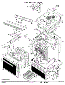 03 - Section3 parts for Ge Range JHP56GXD1 / from AppliancePartsPros.com